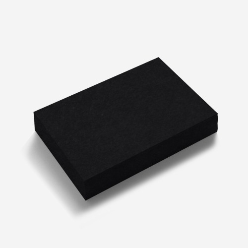 50 에보니 블랙 4x6 컬러 무지엽서(20매)